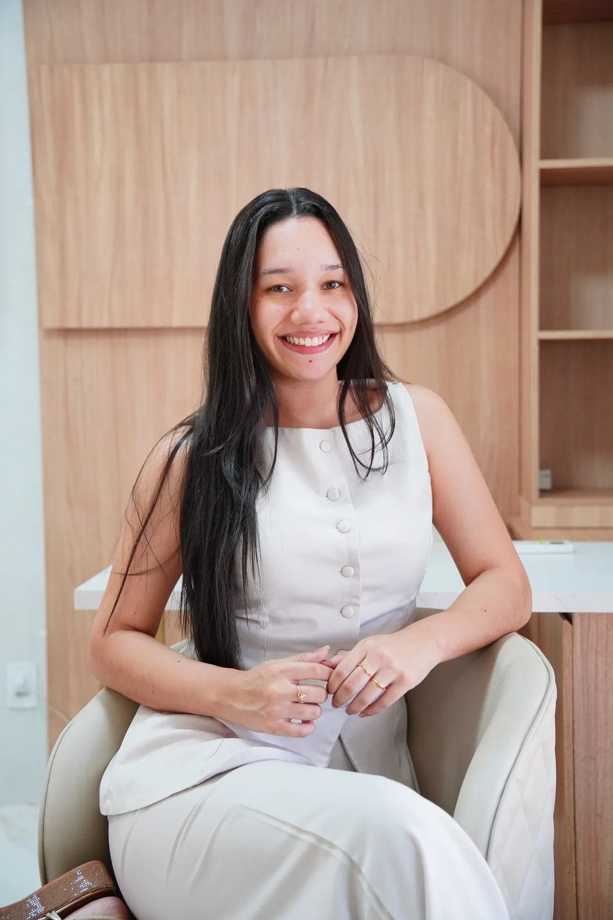 Profissional da D’Life em ambiente de atendimento